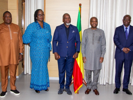 Audience à la Cour constitutionnelle : Edouard LOKO annonce la révision du règlement intérieur de la HAAC au Pr Dorothé SOSSA