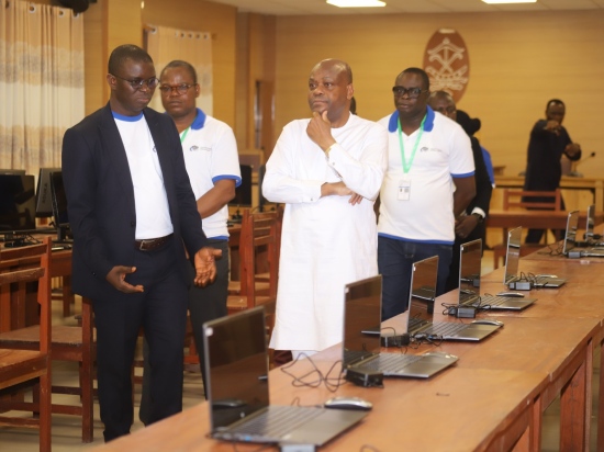 Cour constitutionnelle: À 72 heures du scrutin législatif : Le Président Dorothé SOSSA inspecte les dispositifs