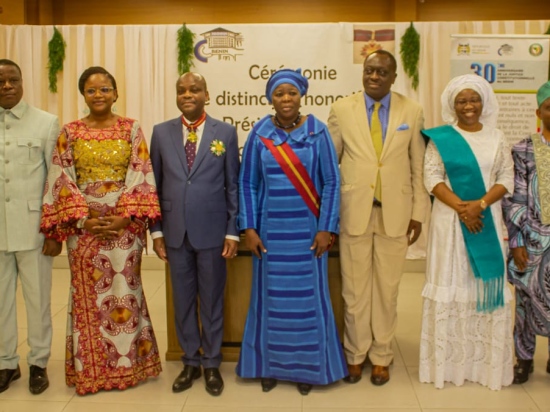 Cour constitutionnelle du Bénin:Le Pr Dorothé SOSSA, élevé à la dignité de grand officier de l’ordre national du Bénin