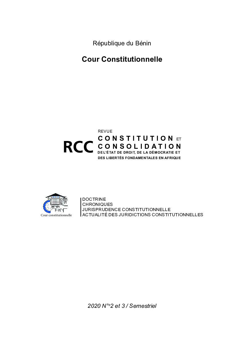 Chronique de droit public